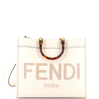 Fendi Sunshine Shopper Tote Leather Medium