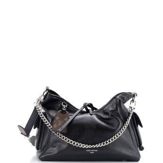 Louis Vuitton CarryAll Cargo Hobo Leather with Monogram Canvas PM