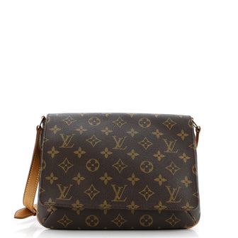 Louis Vuitton Musette Tango Handbag Monogram Canvas