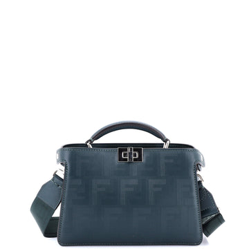 Fendi Peekaboo ISeeU XCross Bag Zucca Leather