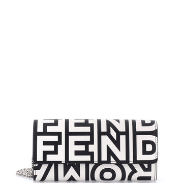 Fendi x Marc Jacobs Wallet on Chain Printed Leather
