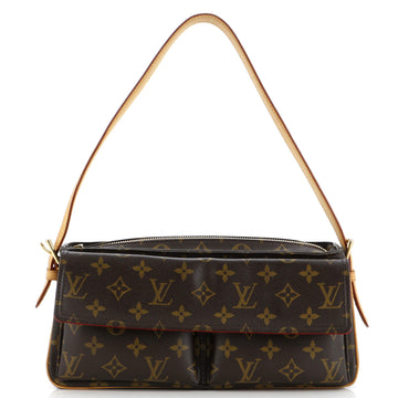 Louis Vuitton Viva Cite Handbag Monogram Canvas MM