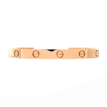 Cartier Love Cuff Bracelet 18K Rose Gold