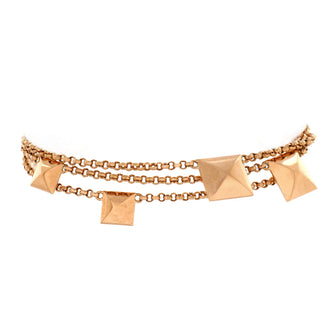 Hermes HermÃ¨s Clou d'H Multi Chain Bracelet 18K Rose Gold