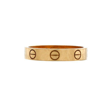 Cartier Love Wedding Band Ring 18K Yellow Gold
