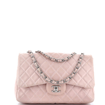 Chanel Classic Single Flap Bag Quilted Lambskin Jumbo