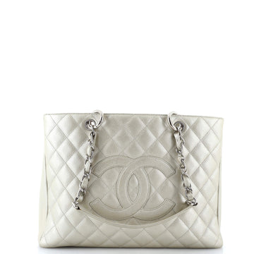 Chanel Grand Shopping Tote Quilted Caviar