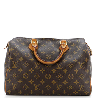 Louis Vuitton Speedy Handbag Monogram Canvas 30