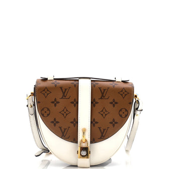 Louis Vuitton Chantilly Lock Handbag Reverse Monogram Canvas and Leather