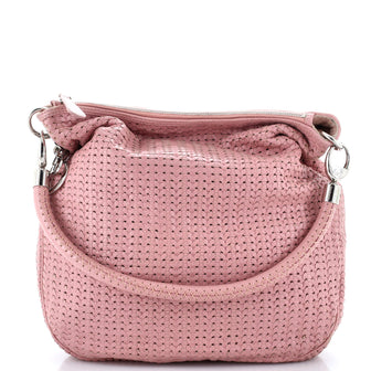Christian Dior Soft Lady Hobo Woven Leather Large