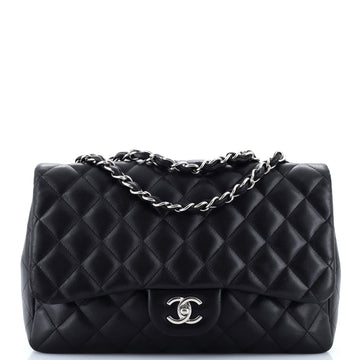 Chanel Classic Single Flap Bag Quilted Lambskin Jumbo