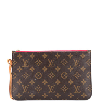 Louis Vuitton Neverfull Pochette Monogram Canvas Large