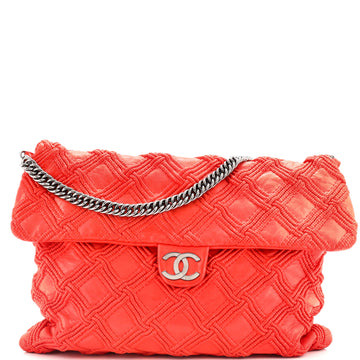 Chanel Walk of Fame Flap Bag Stitched Lambskin Large