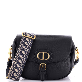 Christian Dior Bobby Flap Bag Leather Large