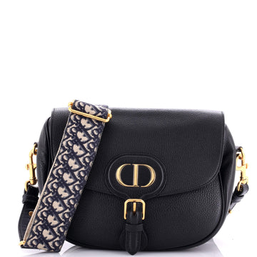 Christian Dior Bobby Flap Bag Leather Large
