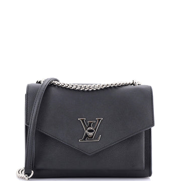 Louis Vuitton Mylockme Monochrome Handbag Leather BB