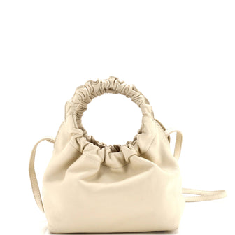 The Row Double Circle Bag Leather Small