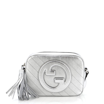 Gucci Blondie NM Camera Shoulder Bag Diagonal Quilted Leather Small