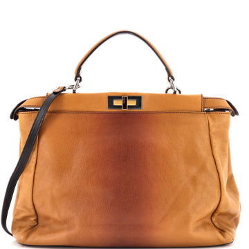 Fendi Peekaboo Bag Ombre Leather Large