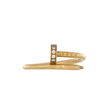 Cartier Juste un Clou Ring 18K Yellow Gold and Diamonds Small