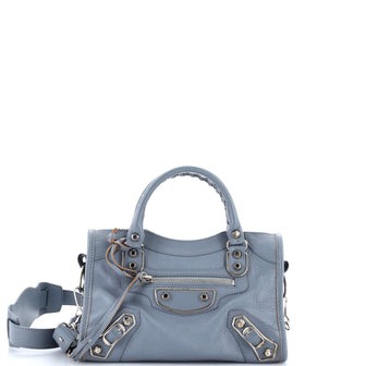Balenciaga City Classic Metallic Edge Bag Leather Mini