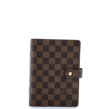 Louis Vuitton Ring Agenda Cover Damier MM