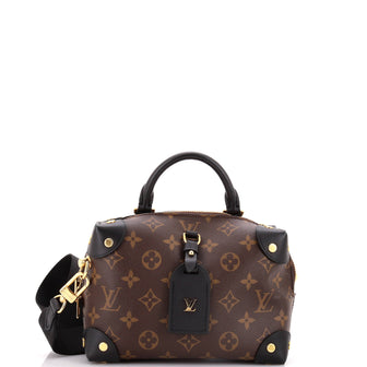 Louis Vuitton Petite Malle Souple Handbag Monogram Canvas