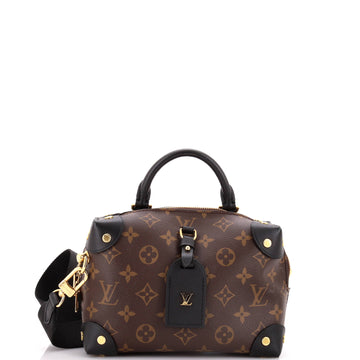 Louis Vuitton Petite Malle Souple Handbag Monogram Canvas