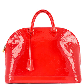 Louis Vuitton Alma Handbag Monogram Vernis GM