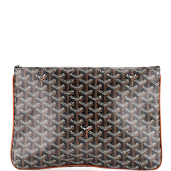 Goyard Senat Zip Pouch Coated Canvas MM