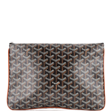 Goyard Senat Zip Pouch Coated Canvas MM