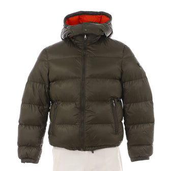 Prada Men's Sport Hooded Puffer Jacket Quilted Nylon with Down