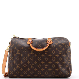 Louis Vuitton Speedy Bandouliere Bag Monogram Canvas 35