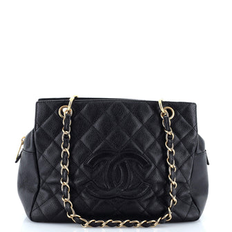 Chanel Petite Timeless Tote Quilted Caviar