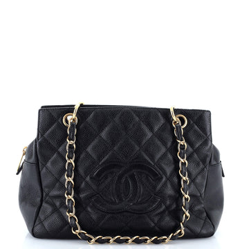 Chanel Petite Timeless Tote Quilted Caviar