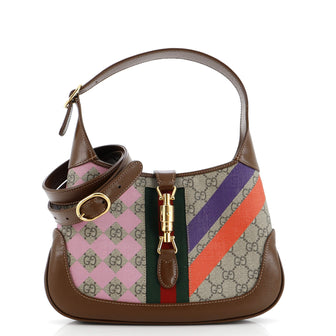 Gucci Jackie 1961 Hobo Printed GG Coated Canvas Small
