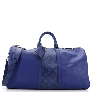 Louis Vuitton Keepall Bandouliere Bag Monogram Taigarama 50