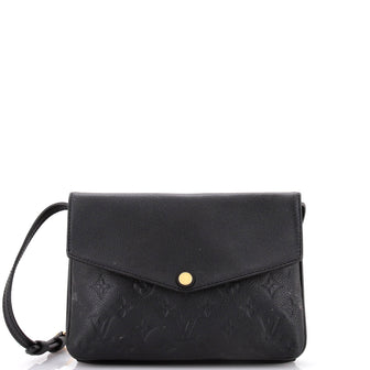 Louis Vuitton Twice Handbag Monogram Empreinte Leather