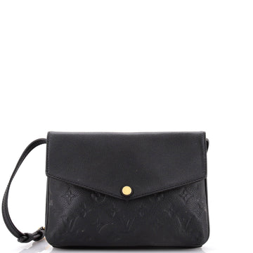 Louis Vuitton Twice Handbag Monogram Empreinte Leather