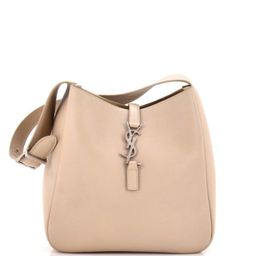 Saint Laurent Le 5 a 7 Supple Hobo Leather Small
