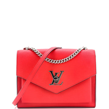 Louis Vuitton Mylockme Monochrome Handbag Leather BB