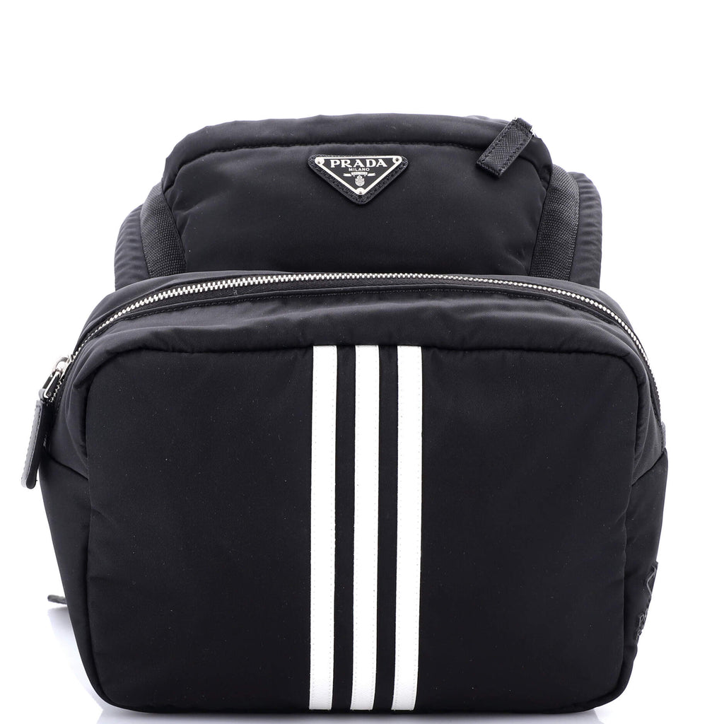 Prada x Adidas Hooded Backpack Re-Nylon Black 3268211
