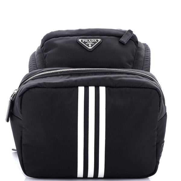 Prada x Adidas Hooded Backpack Re-Nylon Black 3268211