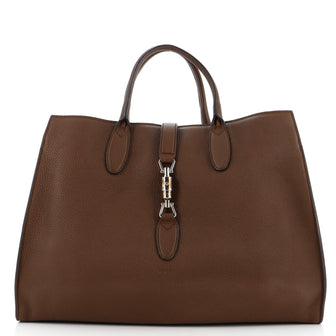 Gucci Jackie Soft Tote Leather Large