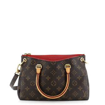 Louis Vuitton Pallas Tote Monogram Canvas with Leather BB