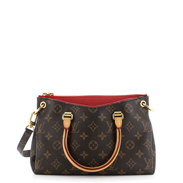 Louis Vuitton Pallas Tote Monogram Canvas with Leather BB