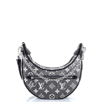 Louis Vuitton Loop Handbag Monogram Jacquard Denim