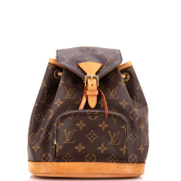 Louis Vuitton Vintage Montsouris Backpack Monogram Canvas PM
