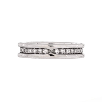 Bvlgari B.Zero1 One Band Ring 18K White Gold and Diamonds