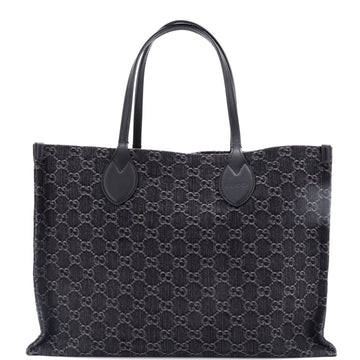 Gucci Ophidia Shopper Tote GG Denim Large